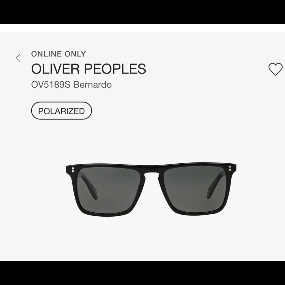 Oliver People’s Bernardo polarized sunglasses